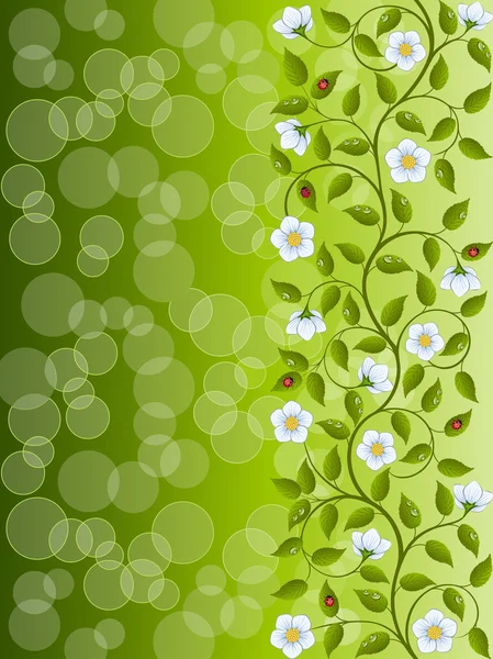 Vintage floralen Hintergrund — Stockvektor