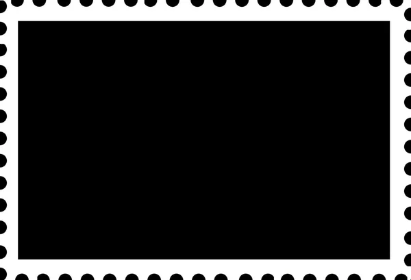 Prázdné otevřené poštovní okraje osnovy krajina šablona bílé na blac — Stock fotografie