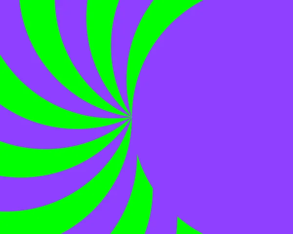 Leuchtend violett und grüner Strahl und Halbkreis — Stockfoto