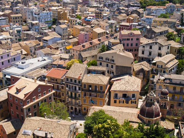 Dächer von Korfu — Stockfoto