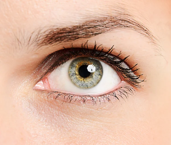 Beautiful young woman's eye — Stock Photo, Image