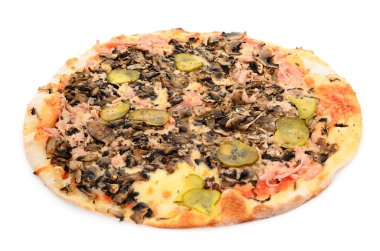 lezzetli İtalyan pizza.