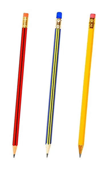 Drei Bleistifte — Stockfoto