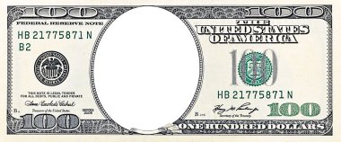 One hundred dollars clipart