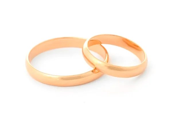 stock image Two gold rings