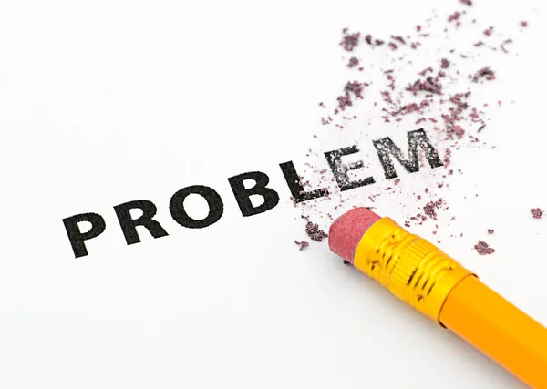 Erasing problem — Stock Photo, Image