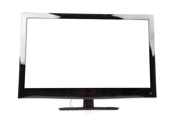 TV led de plasma aislado sobre un fondo blanco —  Fotos de Stock