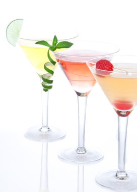 Cocktails alcohol drinks spirits martini clipart