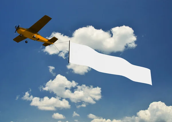 Modelo de bandeira de avião — Fotografia de Stock