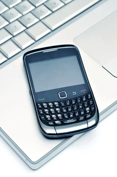 Elegant Laptop and Smart phone — Stock Photo, Image