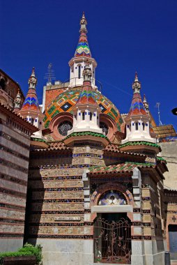 sant roma Parish Kilisesi. Bir Lloret de mar, costa brava, İspanya.