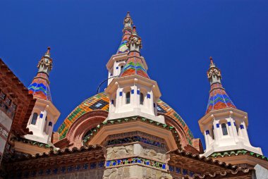 sant roma Parish Kilisesi. Bir Lloret de mar, costa brava, İspanya.