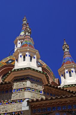 sant roma Parish Kilisesi. Bir Lloret de mar, costa brava, İspanya.