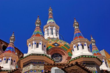 sant roma Parish Kilisesi. Bir Lloret de mar, costa brava, İspanya.