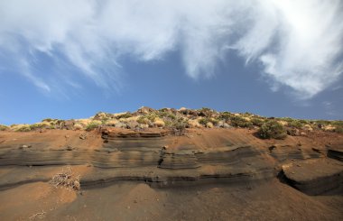 Kanarya Adaları, İspanya toprakları. teide tipik peyzaj vo