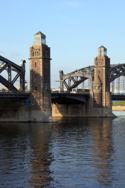 büyük Petro Köprüsü. Saint petersburg, Rusya Federasyo