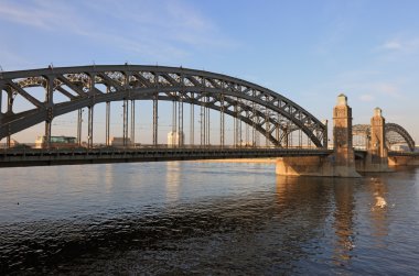 The Bridge of Peter the Great. Saint Petersburg, Russian Federat clipart