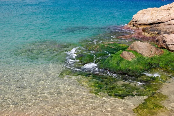 Seascape i tossa de mar, costa brava, Spanien. mer inm y Galleri — Stockfoto