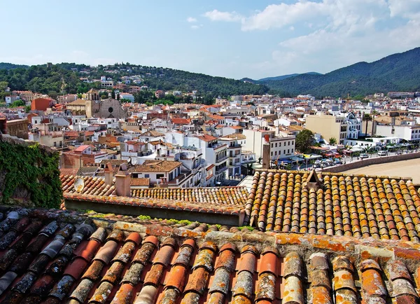 stock image Cityscape of Tossa de Mar, Costa Brava, Spain. More in my Galler