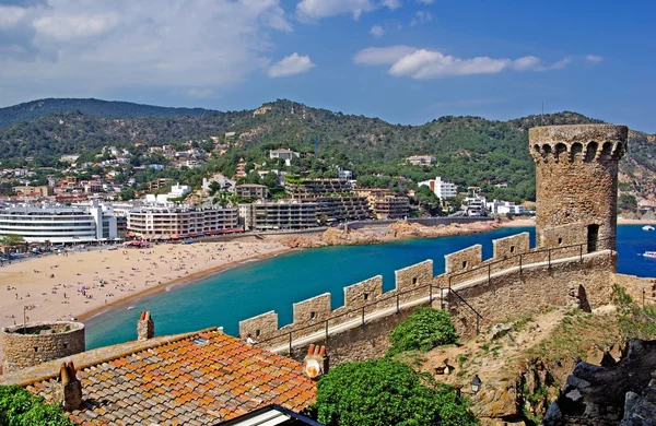 Cityscape of Tossa de Mar, Costa Brava, Spain. More in my Galler — Stock Photo, Image