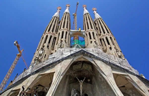 Bâtiment du temple gothique Sagrada Familia. Barcelone, Espagne.2009 . — Photo