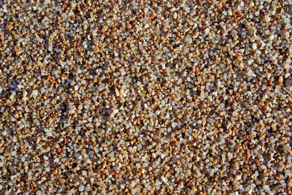 Areia multicolorida molhada como fundo ou pano de fundo . — Fotografia de Stock