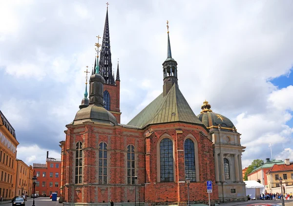 Kyrkan i centrum i stockholm, Sverige. — Stockfoto