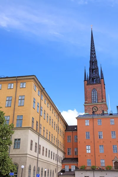 Vista de la arquitectura del antiguo centro de Estocolmo, Suecia . — Foto de Stock