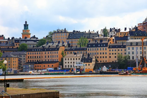 Zobacz panoramę miasta Sztokholm, Szwecja. — Zdjęcie stockowe
