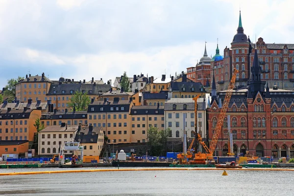 Vista da paisagem urbana de Estocolmo, Suécia . — Fotografia de Stock