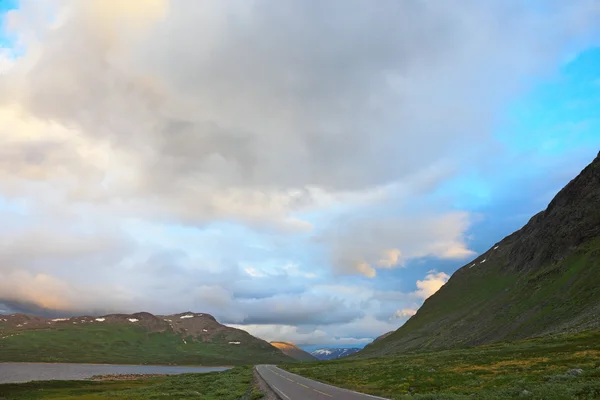 Droga z oslo do bergen. Norwegia, Skandynawii Europy. — Zdjęcie stockowe