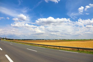 road, Fransa, Avrupa yakınındaki güzel manzara.