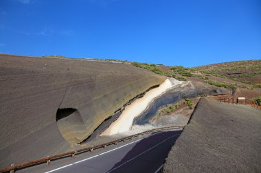 La tarta, tortu katmanlarını burasıydı. el teide yanardağı Ulusal par