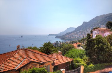 Cap Martin and Monaco summer landscape, Europe. clipart