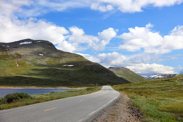 Krásná krajina na cestě z Bergenu do oslo, Norsko, euro — Stock fotografie