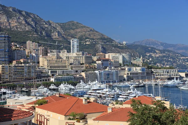 Gród z Księstwem Monako, francuska Riwiera, Europa. — Zdjęcie stockowe