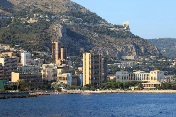 Paisaje urbano del principado de Mónaco antes del atardecer, Europa . —  Fotos de Stock