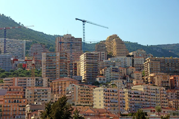 Budowa Osiedla wieżowców w Monako, Europa. — Zdjęcie stockowe