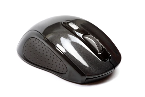 Moderno inalámbrico PC mouse primer plano aislado sobre fondo blanco . —  Fotos de Stock
