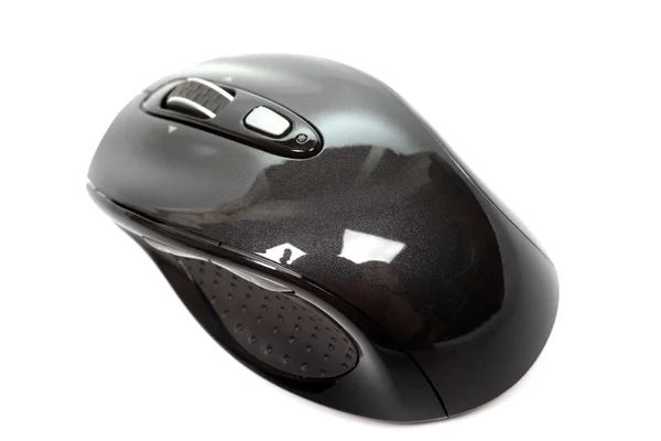 Mouse PC sem fio moderno close-up isolado no fundo branco . — Fotografia de Stock