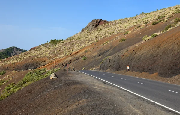 Road to the peak El Teide, Tenerife Island, Canary. — Stock Photo, Image