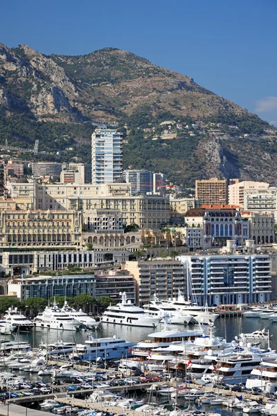 Zobacz panoramę miasta Księstwa Monako, Europa. — Zdjęcie stockowe