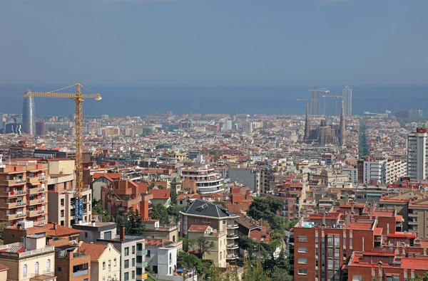 Vista da paisagem urbana de Barcelona, Espanha, Europa . — Fotografia de Stock