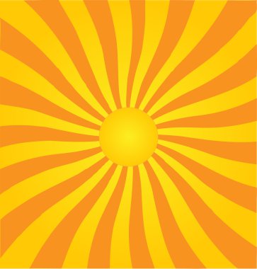 Retro style vector sunburst background. clipart