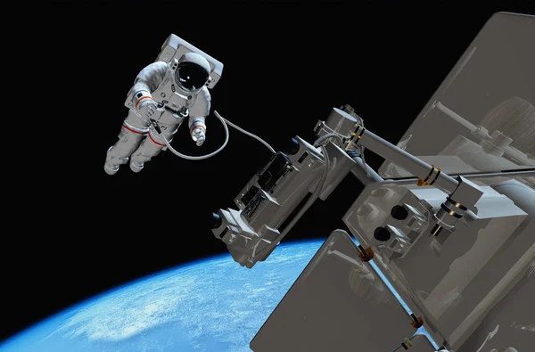 O astronauta — Fotografia de Stock