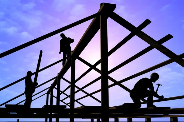 Construction of a building — Stock Photo, Image