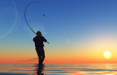 Fisherman clipart