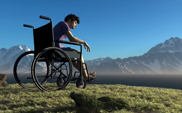 Behinderte. — Stockfoto