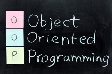 OOP, Object Oriented Programming clipart