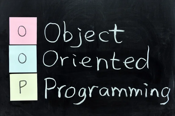 OOP, Object Oriented Programming — Stock Photo, Image